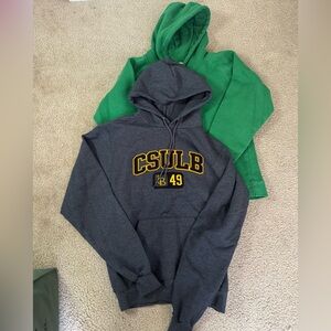 Champion & John Deere Hoodie Bundle | Size Small